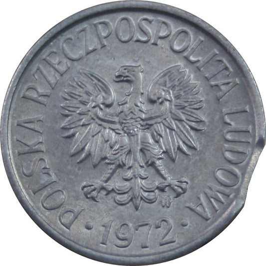 DESTRUKT 5 groszy 1972 stan 1