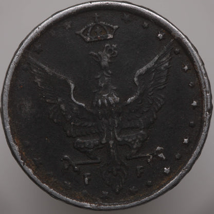 10 Fenigów 1917 FF Królestwo Polskie stan 3
