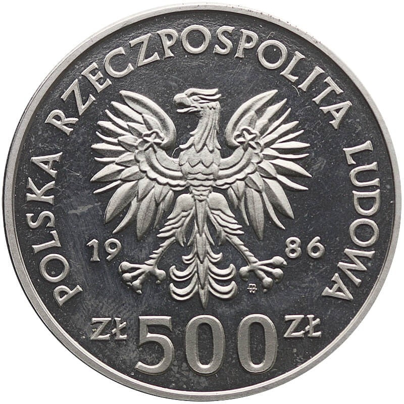 500 zł, Sowa - próba niklowa, st. 1-