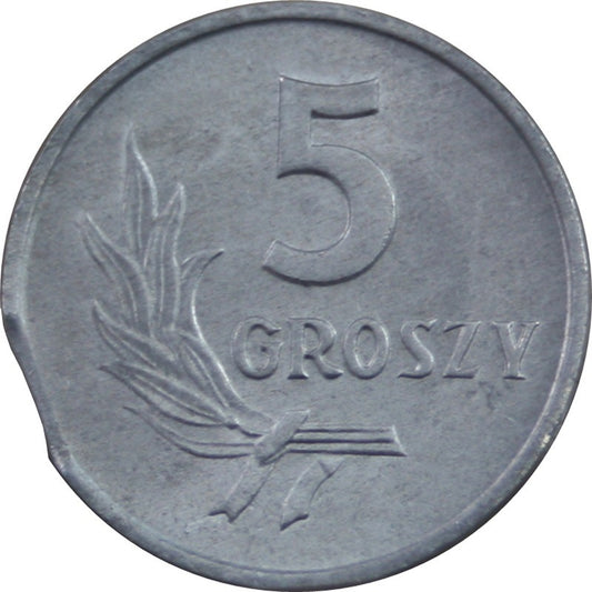 DESTRUKT 5 groszy 1972 stan 1