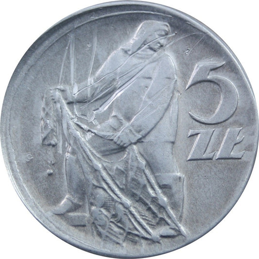 DESTRUKT 5 zł Rybak 1960, 2+